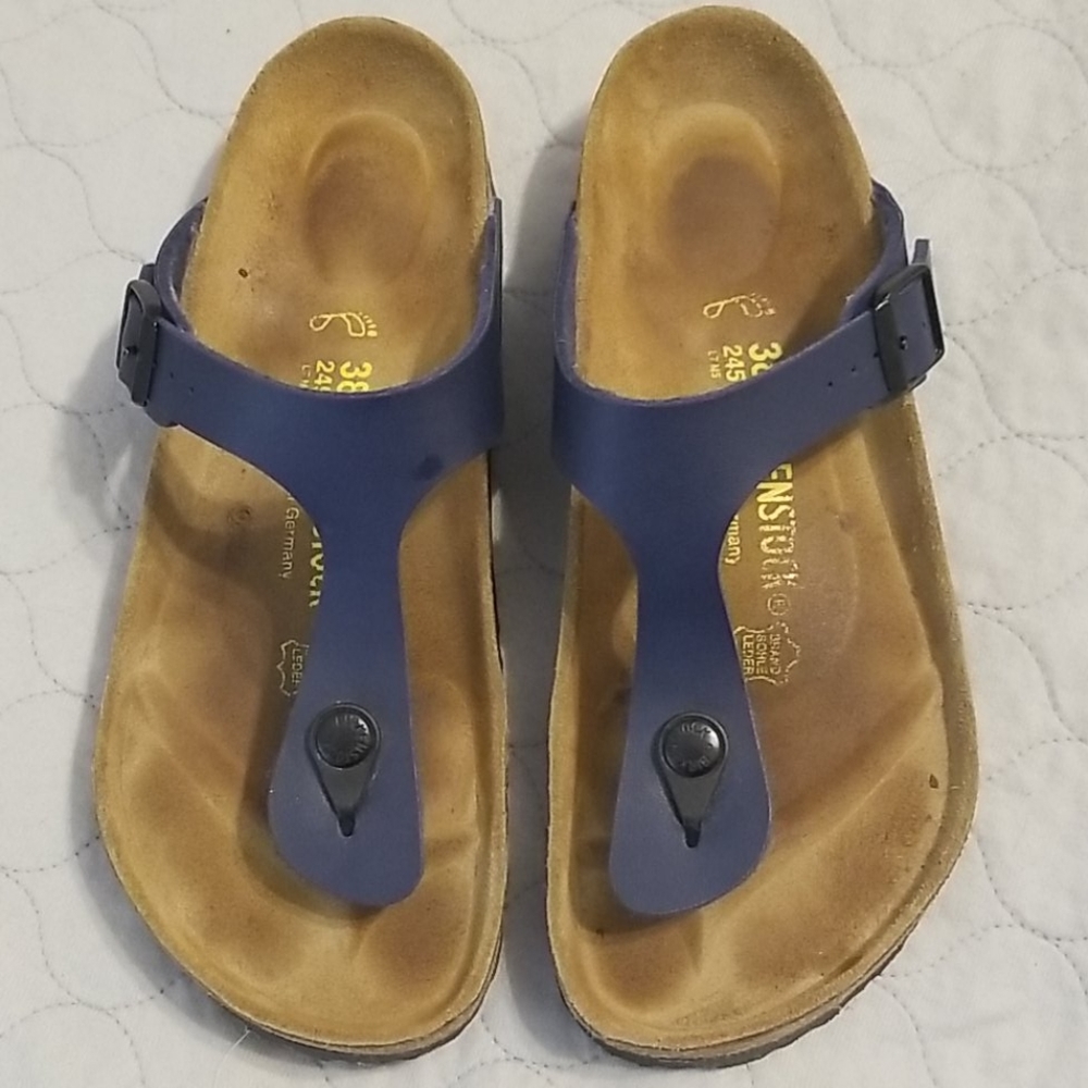 Birkenstock Gizah Navy Sandals